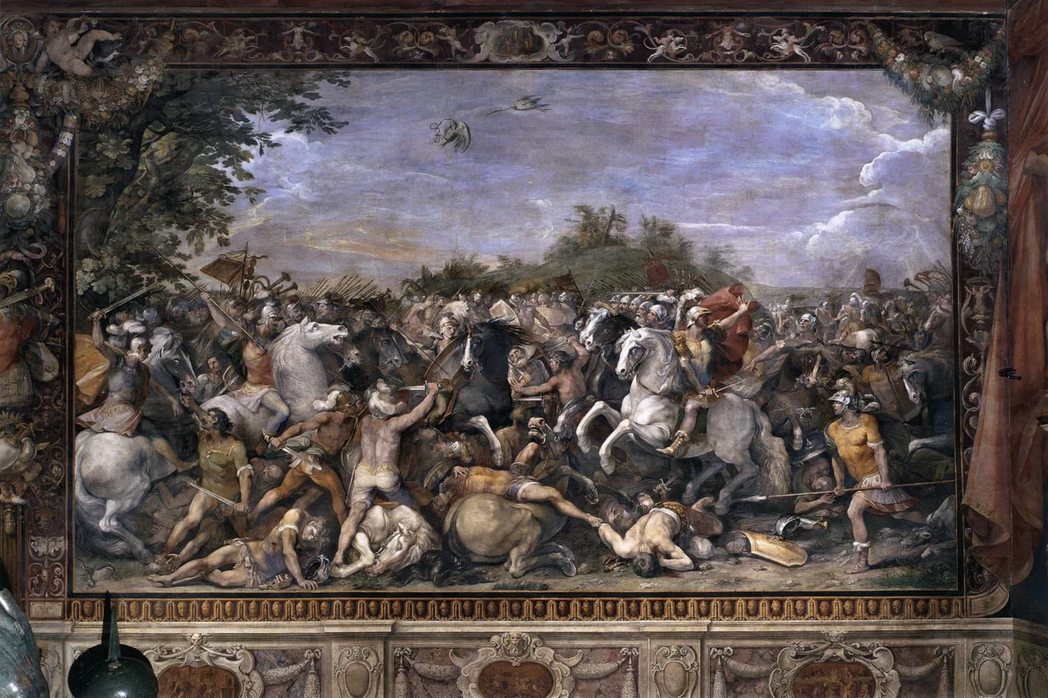 Palazzo dei Conservatori - Roma, Battaglia di Tullio Ostilio contro Veio